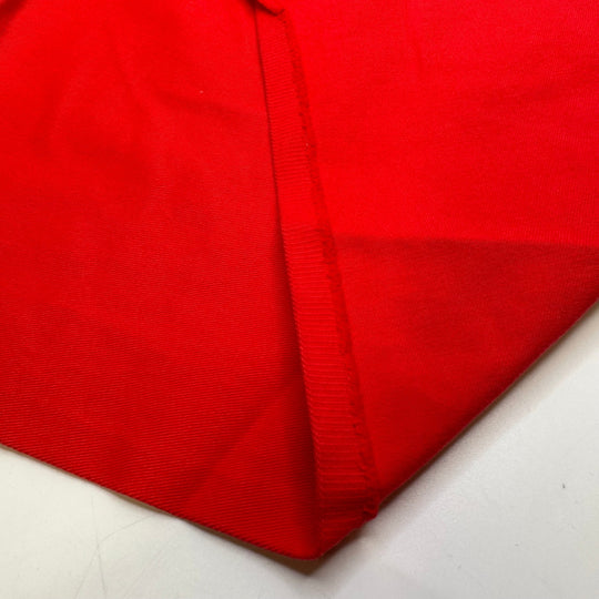 Planting An Apple Tree - Brushed Cotton Woven - Red - 1M Bundle - True Deadstock fabric Fabric by private - Sustainable Textile | FABCYCLE