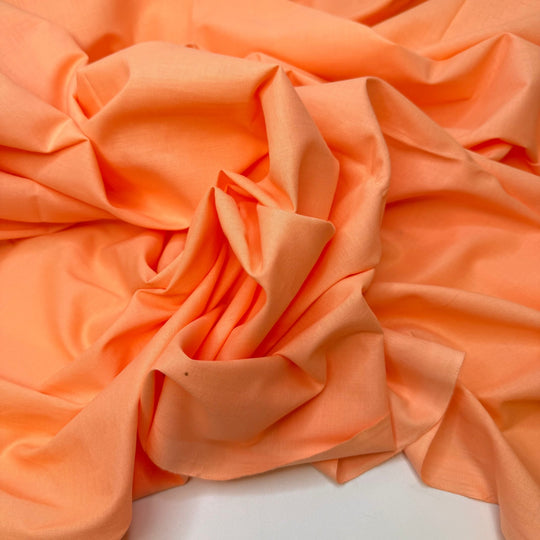 Planting An Orchard - Cotton Woven - Peach - 1.95M Bundle - True Deadstock fabric Fabric by private - Sustainable Textile | FABCYCLE