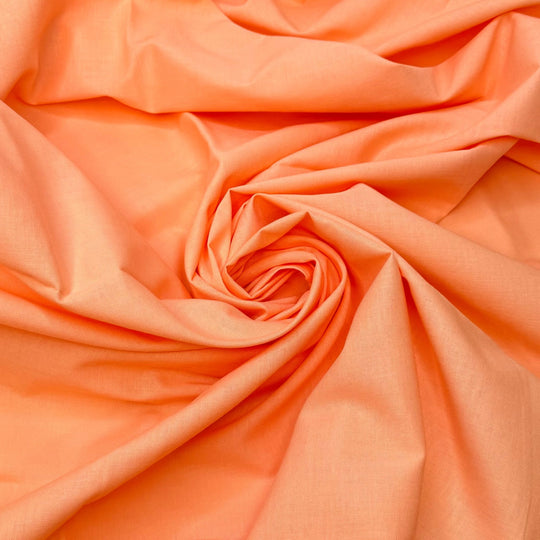 Planting An Orchard - Cotton Woven - Peach - 1.95M Bundle - True Deadstock fabric Fabric by private - Sustainable Textile | FABCYCLE