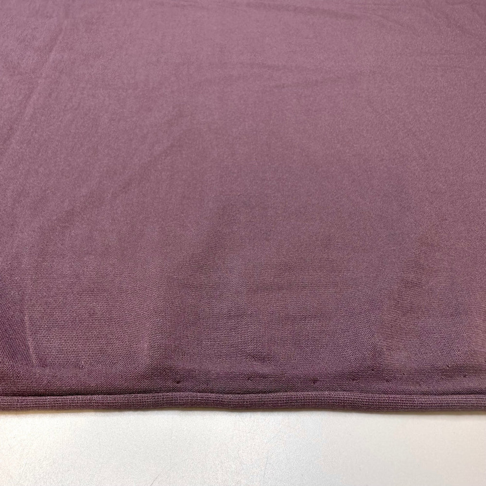 Pleasant As A Plum - Jersey Cotton/Bamboo Knit - Purple - Bundles - True Deadstock fabric Fabric by private - Sustainable Textile | FABCYCLE