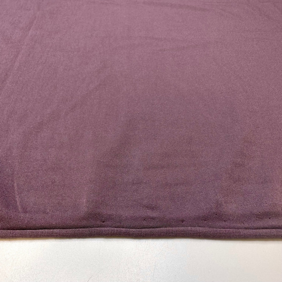 Pleasant As A Plum - Jersey Cotton/Bamboo Knit - Purple - Bundles - True Deadstock fabric Fabric by private - Sustainable Textile | FABCYCLE
