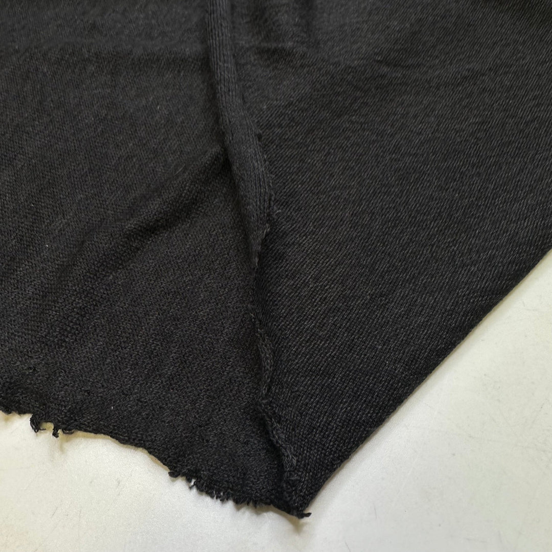 Pleasant Attitude - Sweater Knit Bamboo Blend Knit - Black - Bundles - True Deadstock fabric Fabric by private - Sustainable Textile | FABCYCLE
