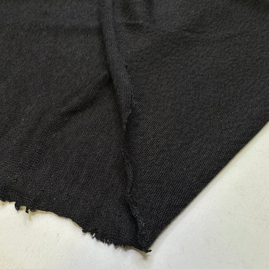 Pleasant Attitude - Sweater Knit Bamboo Blend Knit - Black - Bundles - True Deadstock fabric Fabric by private - Sustainable Textile | FABCYCLE