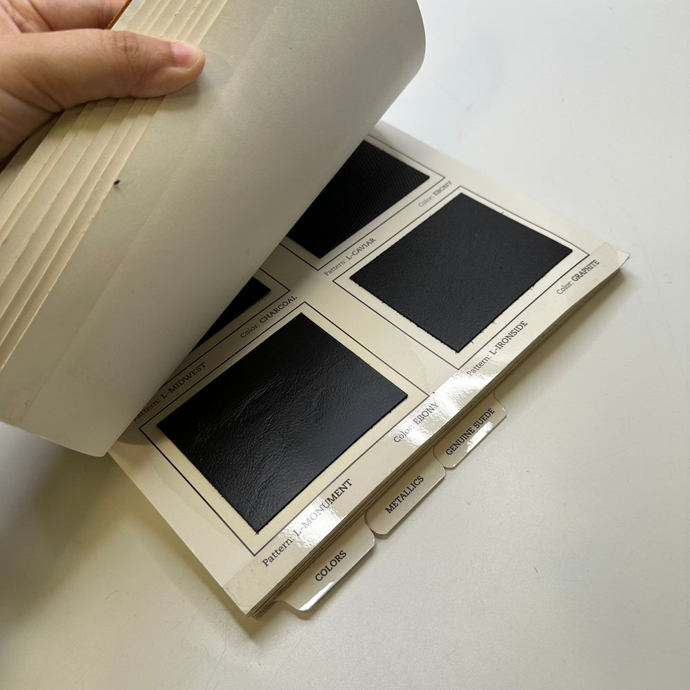 Pleather Please - Home Décor Sample Books - Rectangle - True Deadstock fabric Fabric by private - Sustainable Textile | FABCYCLE
