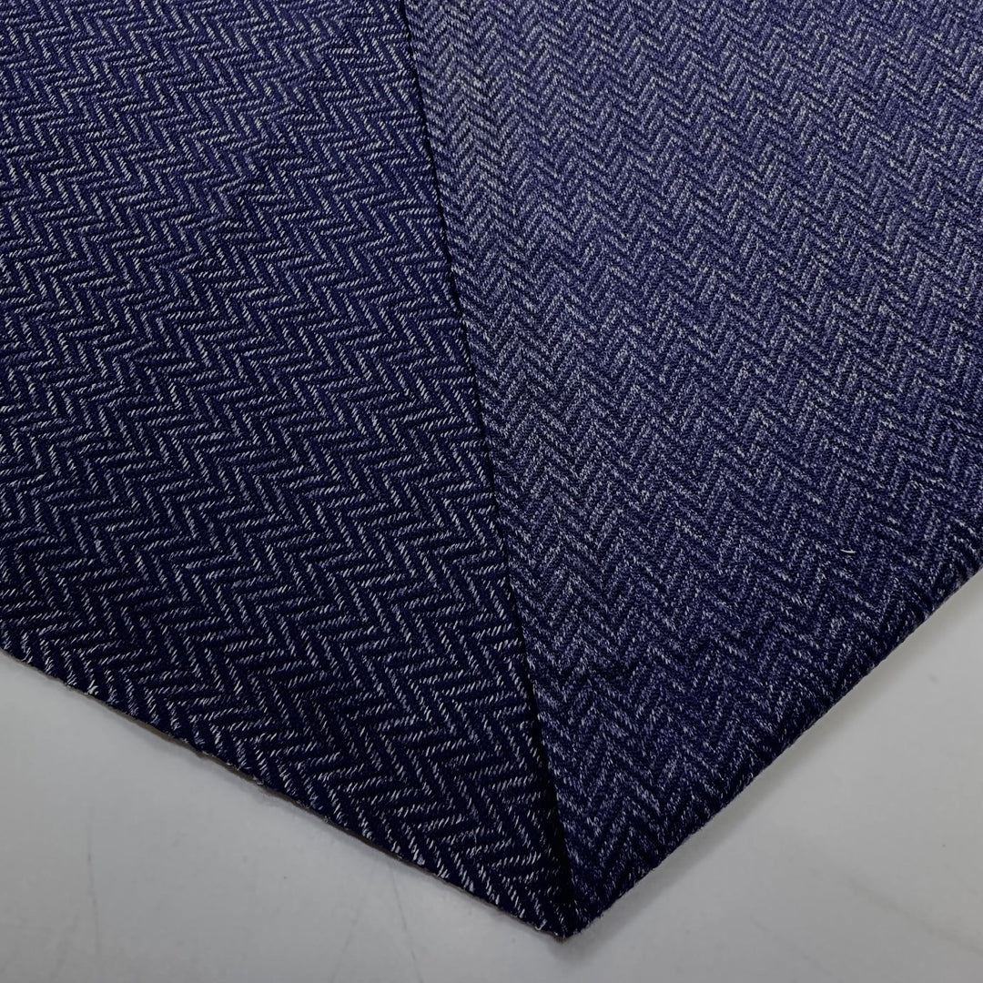 Plexiglass - Polyester Blend Knit - Light Grey/Navy Geometric - 1.95M Bundle - True Deadstock fabric Fabric by private - Sustainable Textile | FABCYCLE
