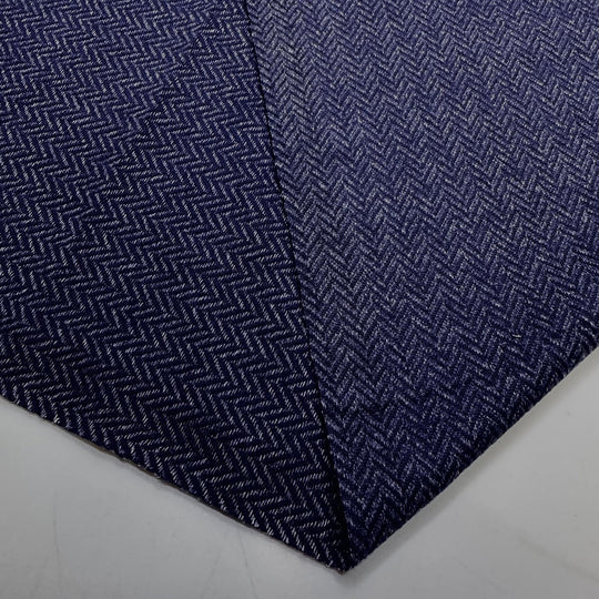 Plexiglass - Polyester Blend Knit - Light Grey/Navy Geometric - 1.95M Bundle - True Deadstock fabric Fabric by private - Sustainable Textile | FABCYCLE