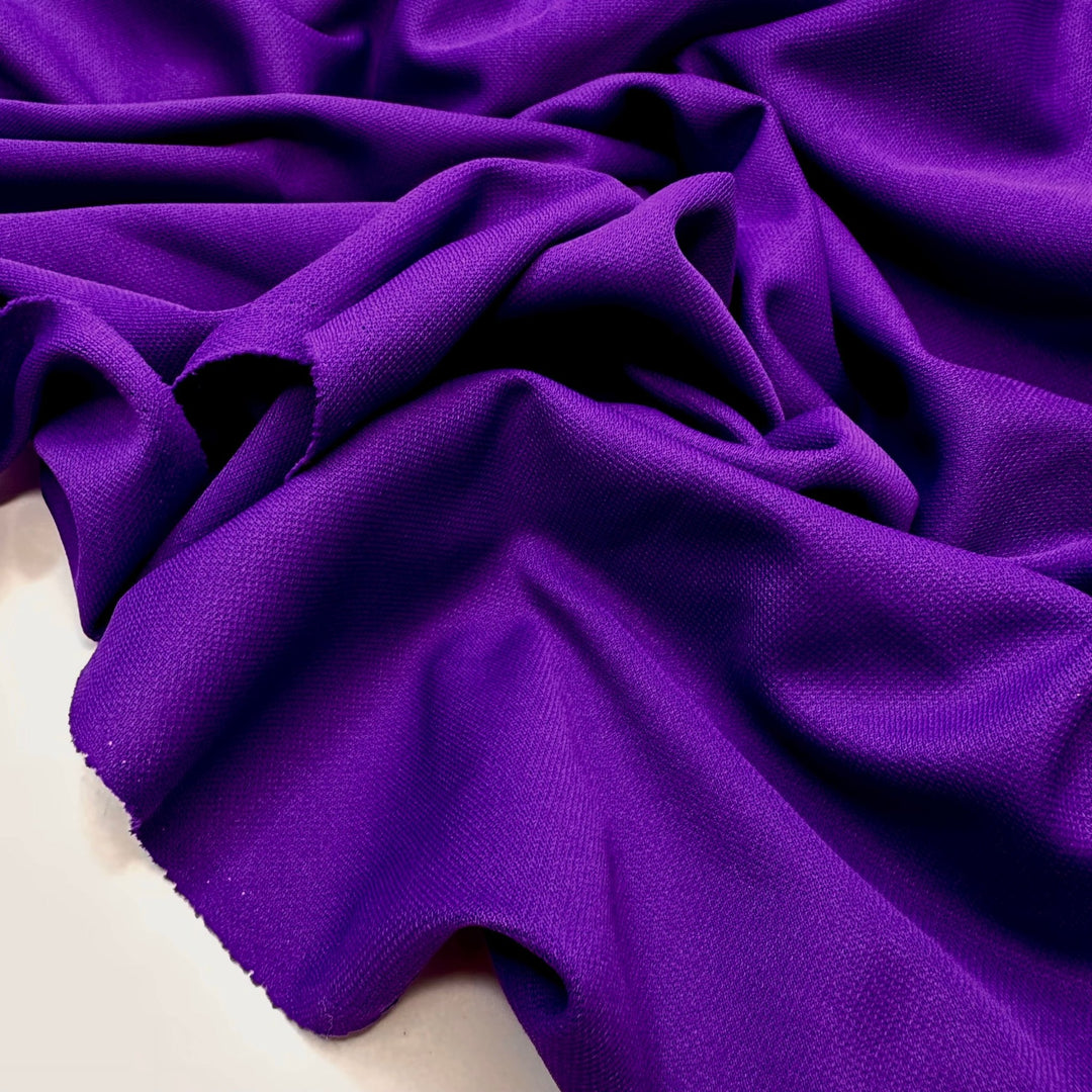 Plum Pie - Polyester Blend Knit - Purple - 1.3M Bundle - True Deadstock fabric Fabric by private - Sustainable Textile | FABCYCLE