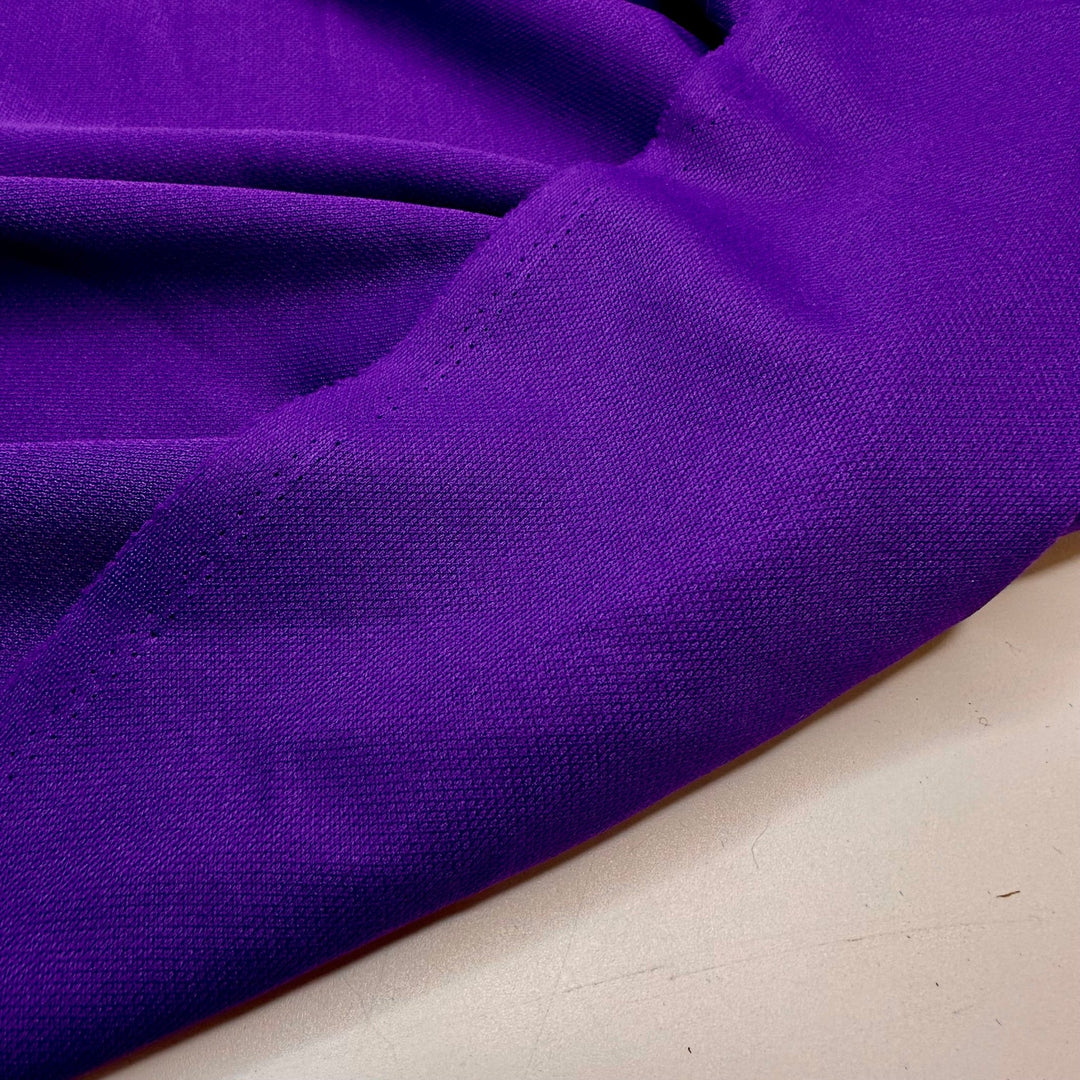 Plum Pie - Polyester Blend Knit - Purple - 1.3M Bundle - True Deadstock fabric Fabric by private - Sustainable Textile | FABCYCLE