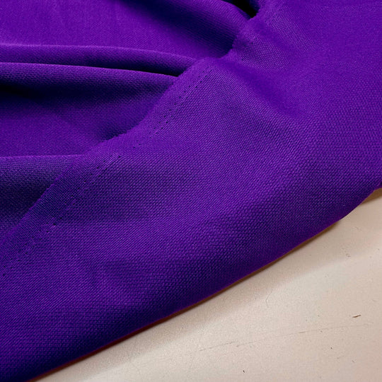 Plum Pie - Polyester Blend Knit - Purple - 1.3M Bundle - True Deadstock fabric Fabric by private - Sustainable Textile | FABCYCLE