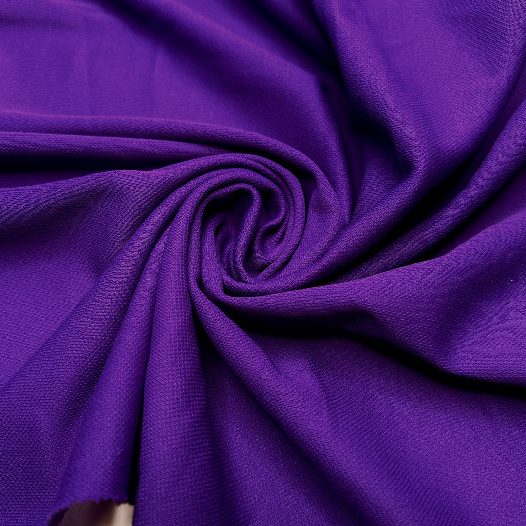 Plum Pie - Polyester Blend Knit - Purple - 1.3M Bundle - True Deadstock fabric Fabric by private - Sustainable Textile | FABCYCLE