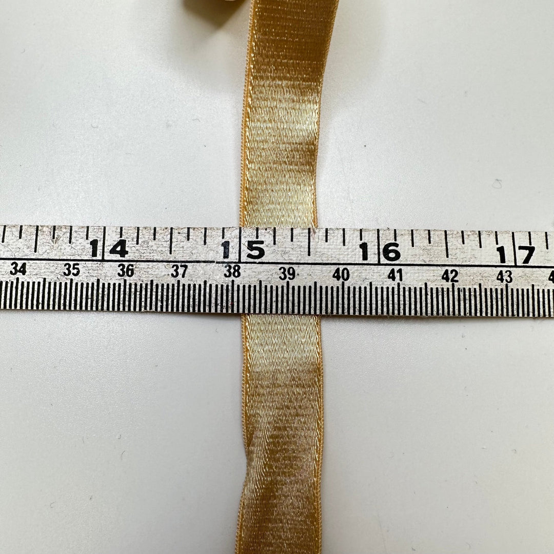 ½" Plush-Back Elastic - Champagne Beige - 2M Bundle - True Deadstock supplies Fabric by private - Sustainable Textile | FABCYCLE