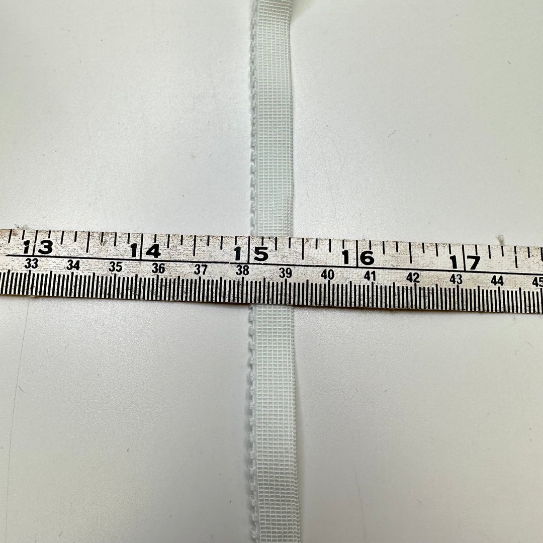 ⅜" Plush-Back Elastic - Ice Blue - 1.9M Bundle - True Deadstock supplies Fabric by private - Sustainable Textile | FABCYCLE