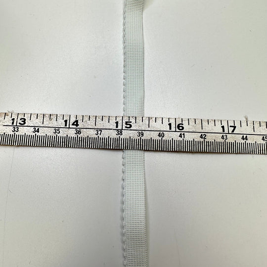 ⅜" Plush-Back Elastic - Ice Blue - 1.9M Bundle - True Deadstock supplies Fabric by private - Sustainable Textile | FABCYCLE