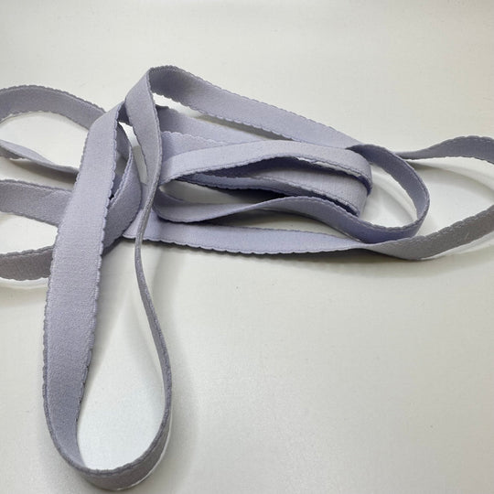 ⅝" Plush-Back Elastic - Ice Blue - Bundles - True Deadstock supplies Fabric by private - Sustainable Textile | FABCYCLE