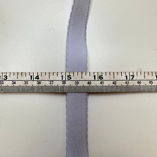 ⅝" Plush-Back Elastic - Ice Blue - Bundles - True Deadstock supplies Fabric by private - Sustainable Textile | FABCYCLE