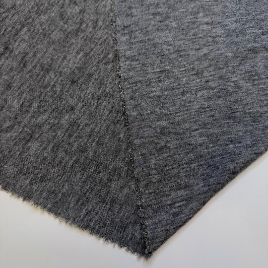 Poised To Change Lives - Jersey Wool Blend Knit - Grey - 1.65M Bundle - True Deadstock fabric Fabric by private - Sustainable Textile | FABCYCLE