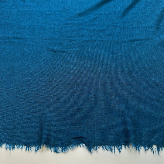 Polar Plunge - Cotton/Bamboo Knit - Blue - 1.25M Bundle - True Deadstock fabric Fabric by private - Sustainable Textile | FABCYCLE