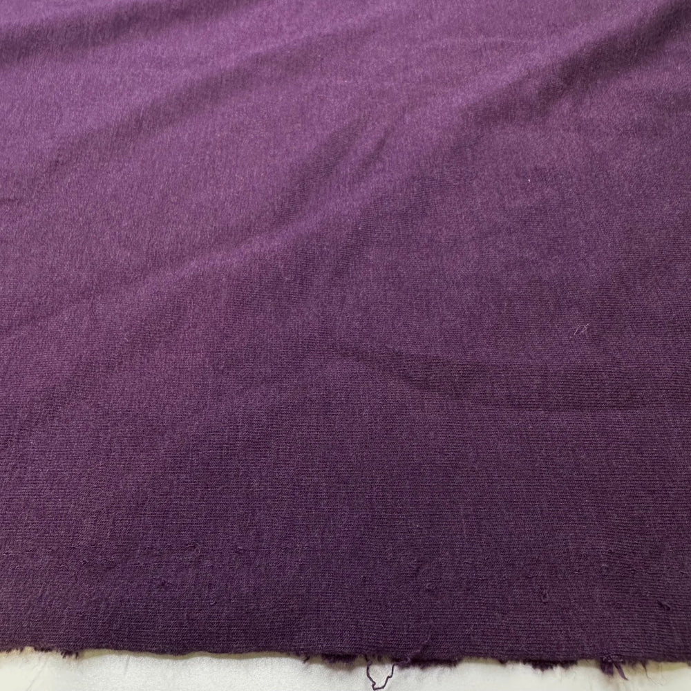 Pollinator Garden - French Terry Bamboo Knit - Dark Purple - 1.3M Bundle - True Deadstock fabric Fabric by private - Sustainable Textile | FABCYCLE