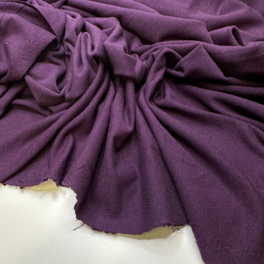 Pollinator Garden - French Terry Bamboo Knit - Dark Purple - 1.3M Bundle - True Deadstock fabric Fabric by private - Sustainable Textile | FABCYCLE