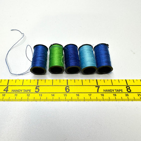Poly/Cotton Blend All Purpose Sample Thread - Multi - 5 Pack in a Jar - True Deadstock supplies Fabric by private - Sustainable Textile | FABCYCLE