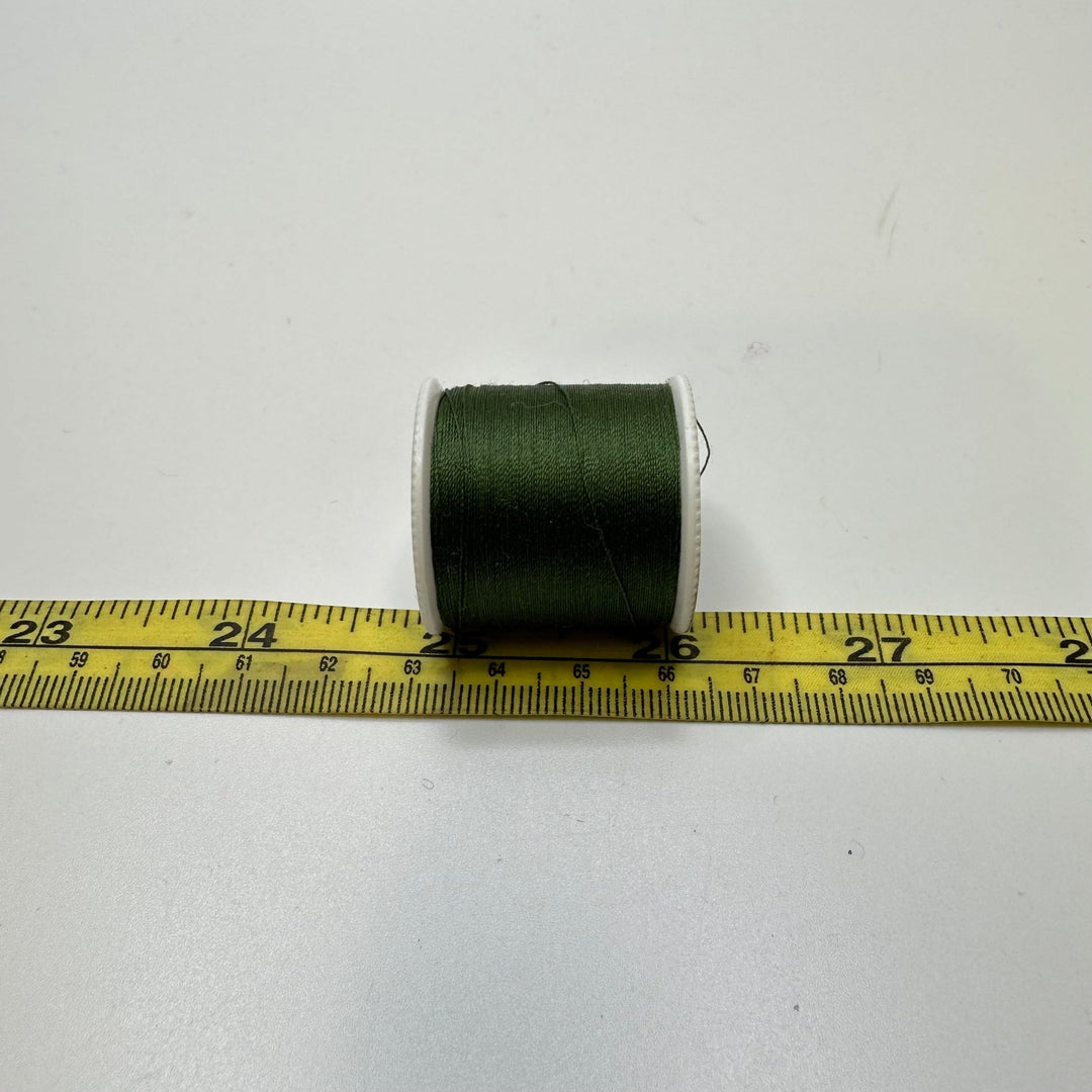 Poly/Cotton Blend All Purpose Thread - Dark Green - True Deadstock supplies Fabric by private - Sustainable Textile | FABCYCLE