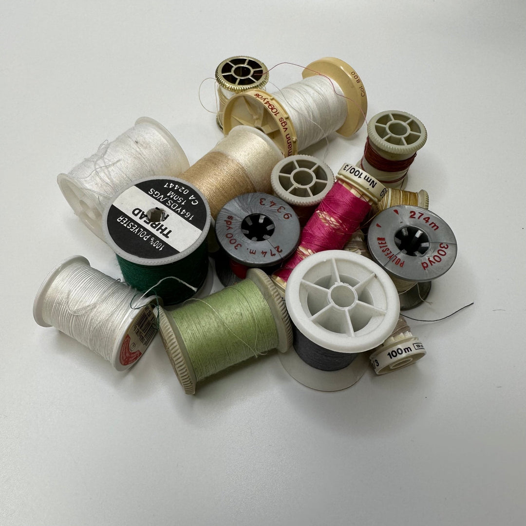 Poly/Cotton Blend All Purpose Thread - Multi - 10 Pack - True Deadstock supplies Fabric by private - Sustainable Textile | FABCYCLE