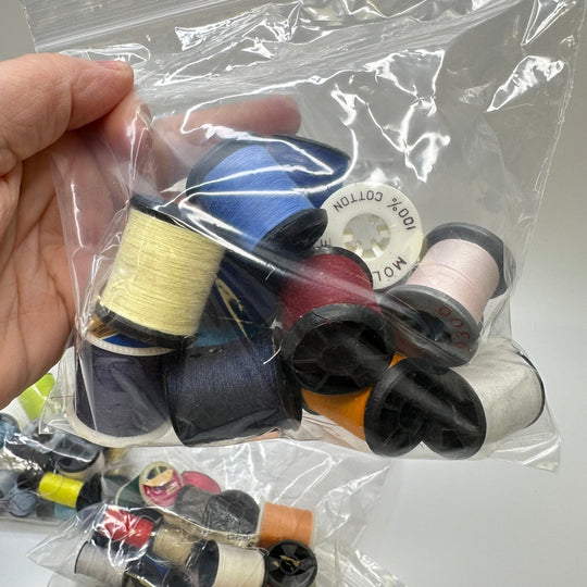 Poly/Cotton Blend All Purpose Thread - Multi - 10 Pack - True Deadstock supplies Fabric by private - Sustainable Textile | FABCYCLE