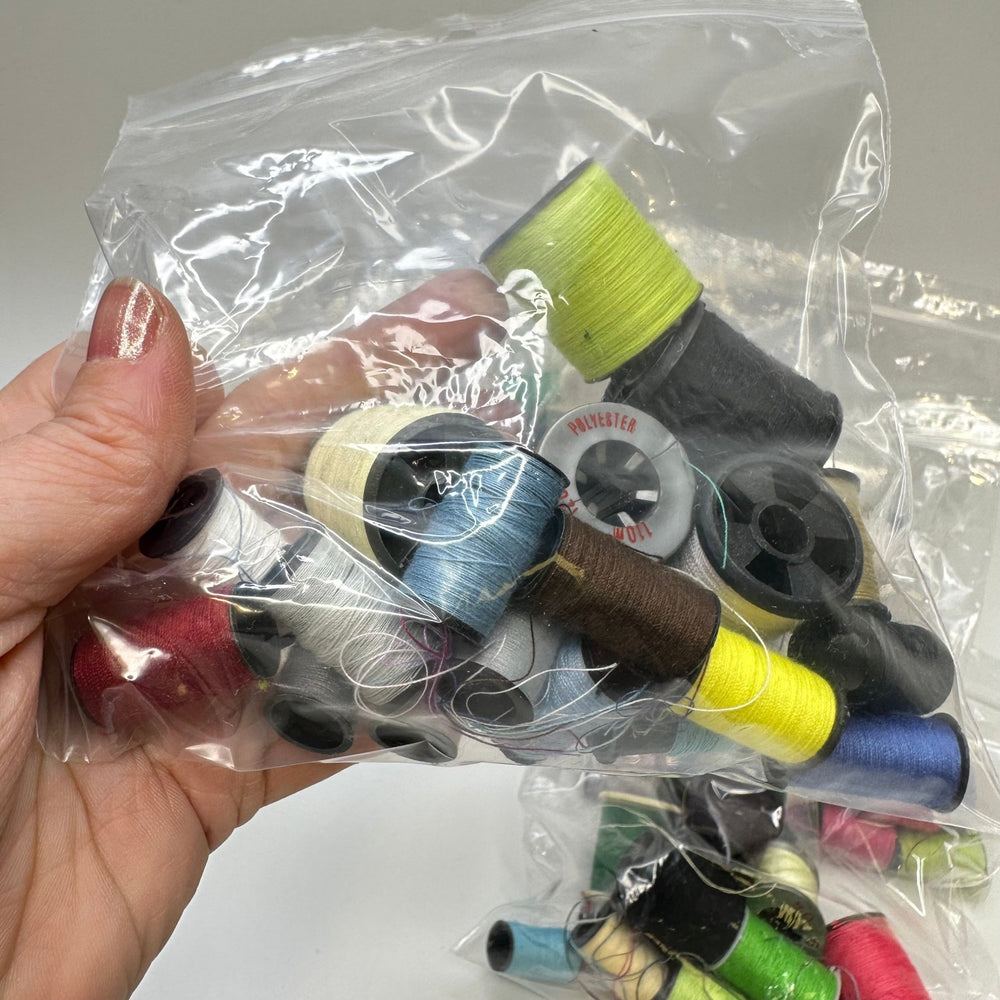Poly/Cotton Blend All Purpose Thread - Multi - 10 Pack - True Deadstock supplies Fabric by private - Sustainable Textile | FABCYCLE