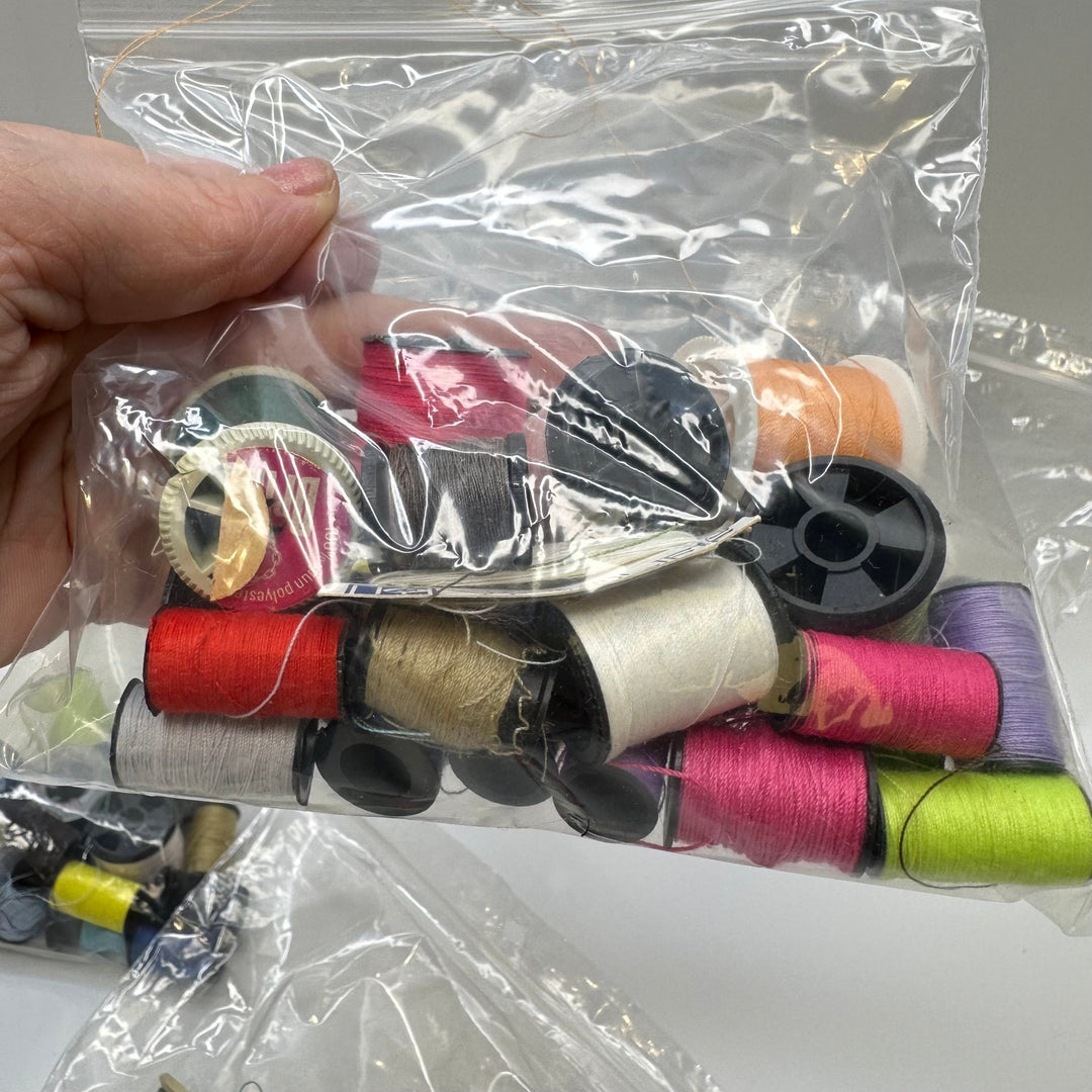 Poly/Cotton Blend All Purpose Thread - Multi - 10 Pack - True Deadstock supplies Fabric by private - Sustainable Textile | FABCYCLE