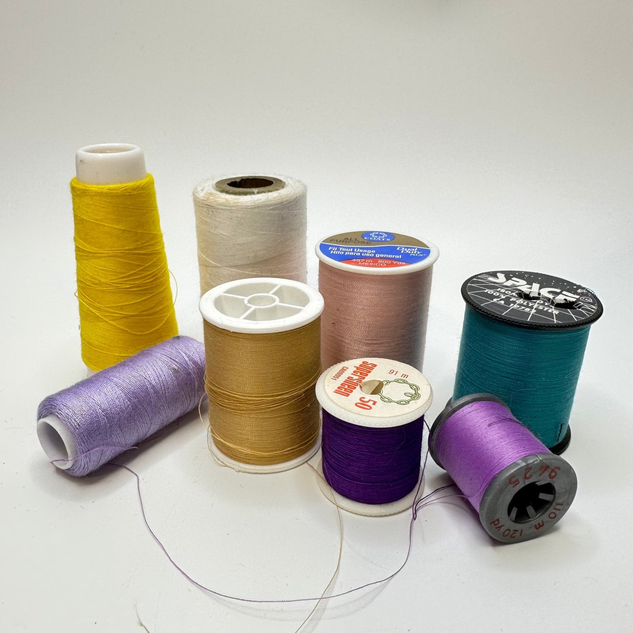Polysmock Thread polycotton-blend-all-purpose-thread-multi-8-pack-true-deadstock ...