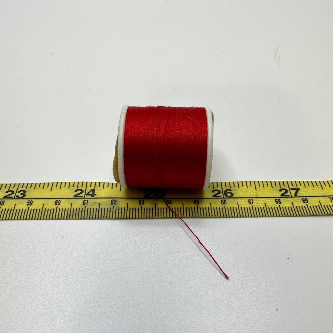 Poly/Cotton Blend All Purpose Thread - Red - True Deadstock supplies Fabric by private - Sustainable Textile | FABCYCLE