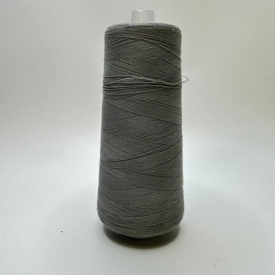 Poly/Cotton Blend Topstitch Thread - Light Grey - True Deadstock supplies Fabric by private - Sustainable Textile | FABCYCLE