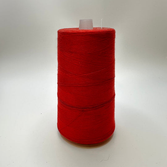 Poly/Cotton Blend Topstitch Thread - Red - True Deadstock supplies Fabric by private - Sustainable Textile | FABCYCLE