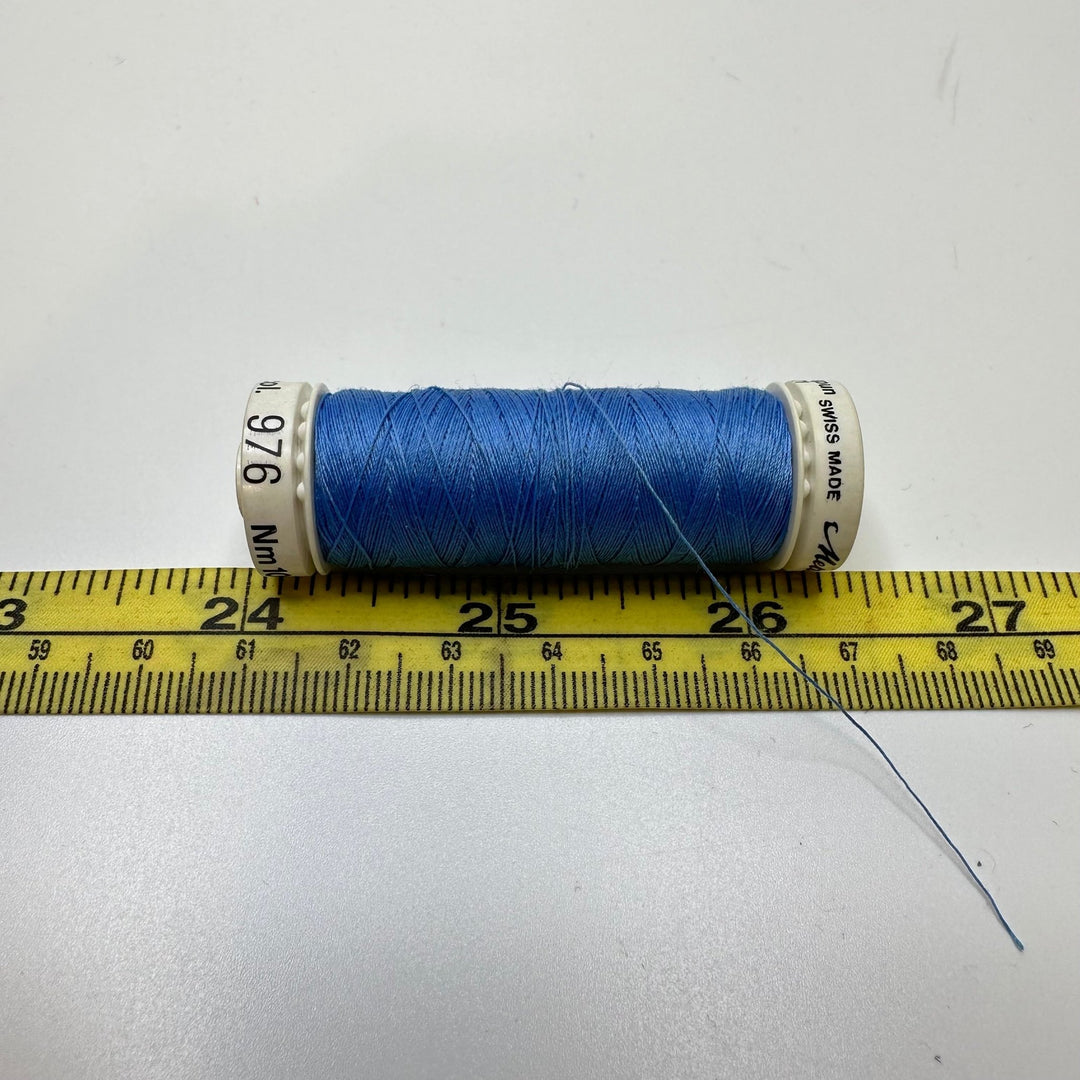 Polyester All Purpose Thread - Blue - True Deadstock supplies Fabric by private - Sustainable Textile | FABCYCLE