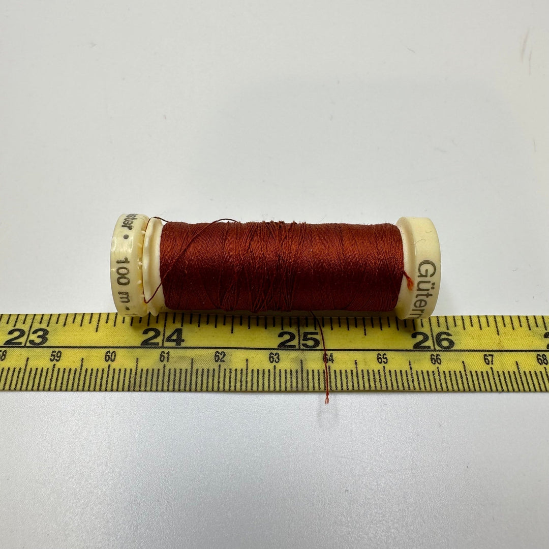 Polyester All Purpose Thread - Brown - True Deadstock supplies Fabric by private - Sustainable Textile | FABCYCLE