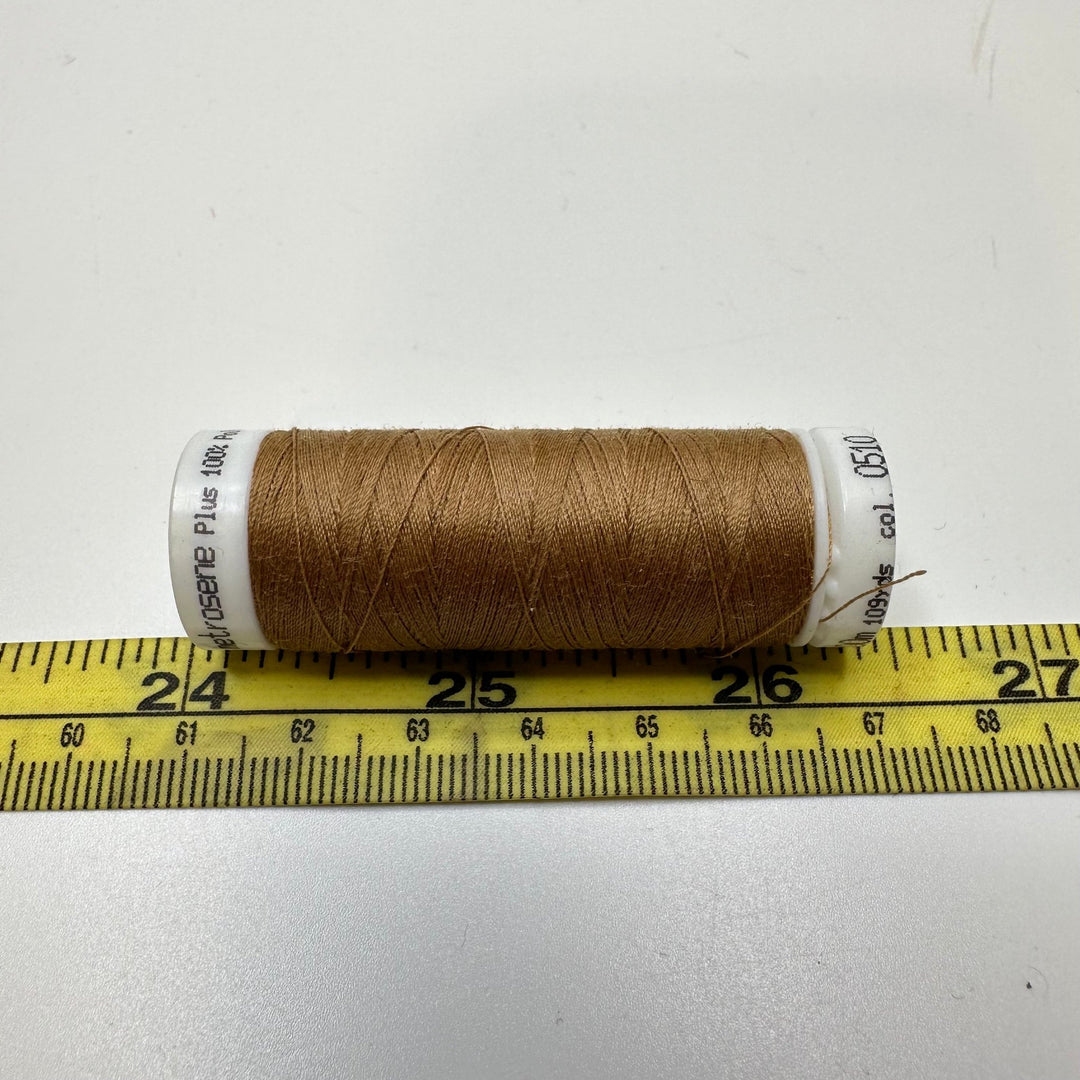 Polyester All Purpose Thread - Dark Beige - True Deadstock supplies Fabric by private - Sustainable Textile | FABCYCLE