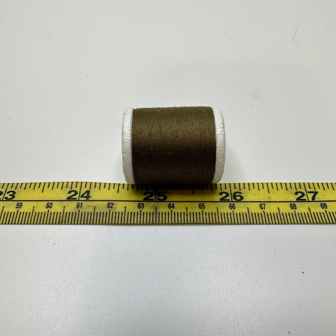 Polyester All Purpose Thread - Dark Beige/Green - True Deadstock supplies Fabric by private - Sustainable Textile | FABCYCLE