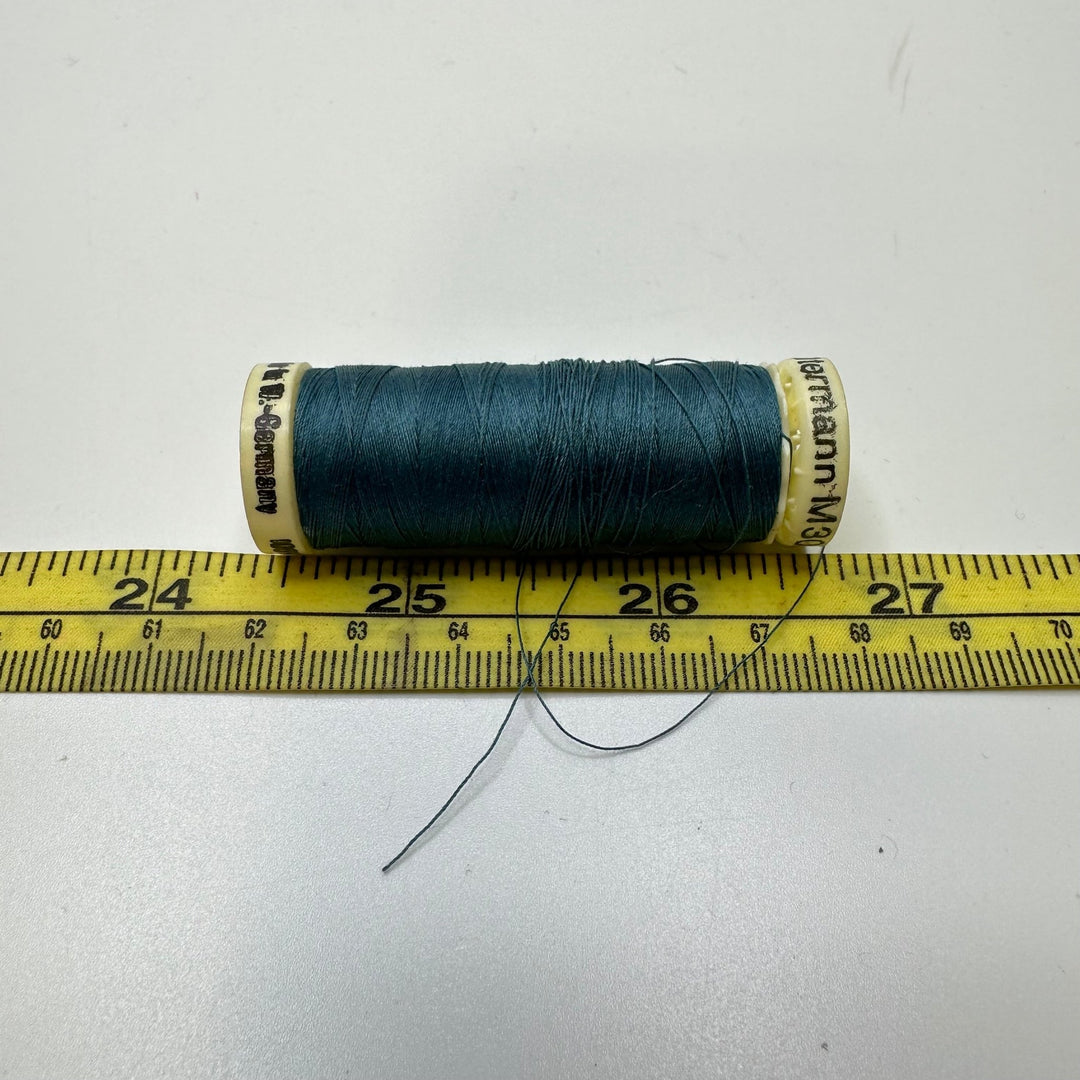 Polyester All Purpose Thread - Dark Blue - True Deadstock supplies Fabric by private - Sustainable Textile | FABCYCLE