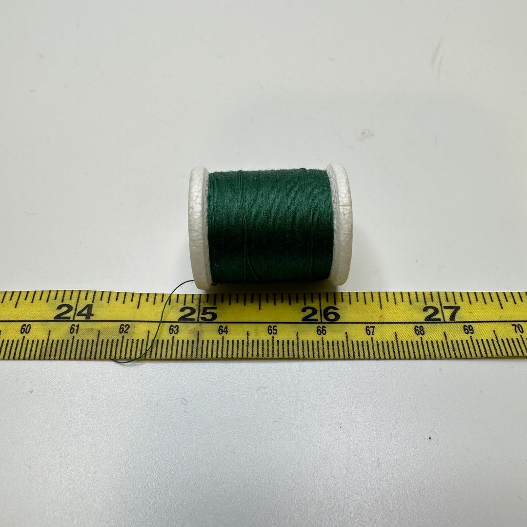 Polyester All Purpose Thread - Dark Green - True Deadstock supplies Fabric by private - Sustainable Textile | FABCYCLE