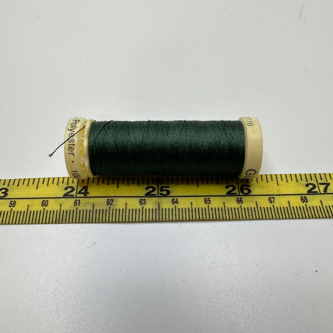 Polyester All Purpose Thread - Dark Green - True Deadstock supplies Fabric by private - Sustainable Textile | FABCYCLE