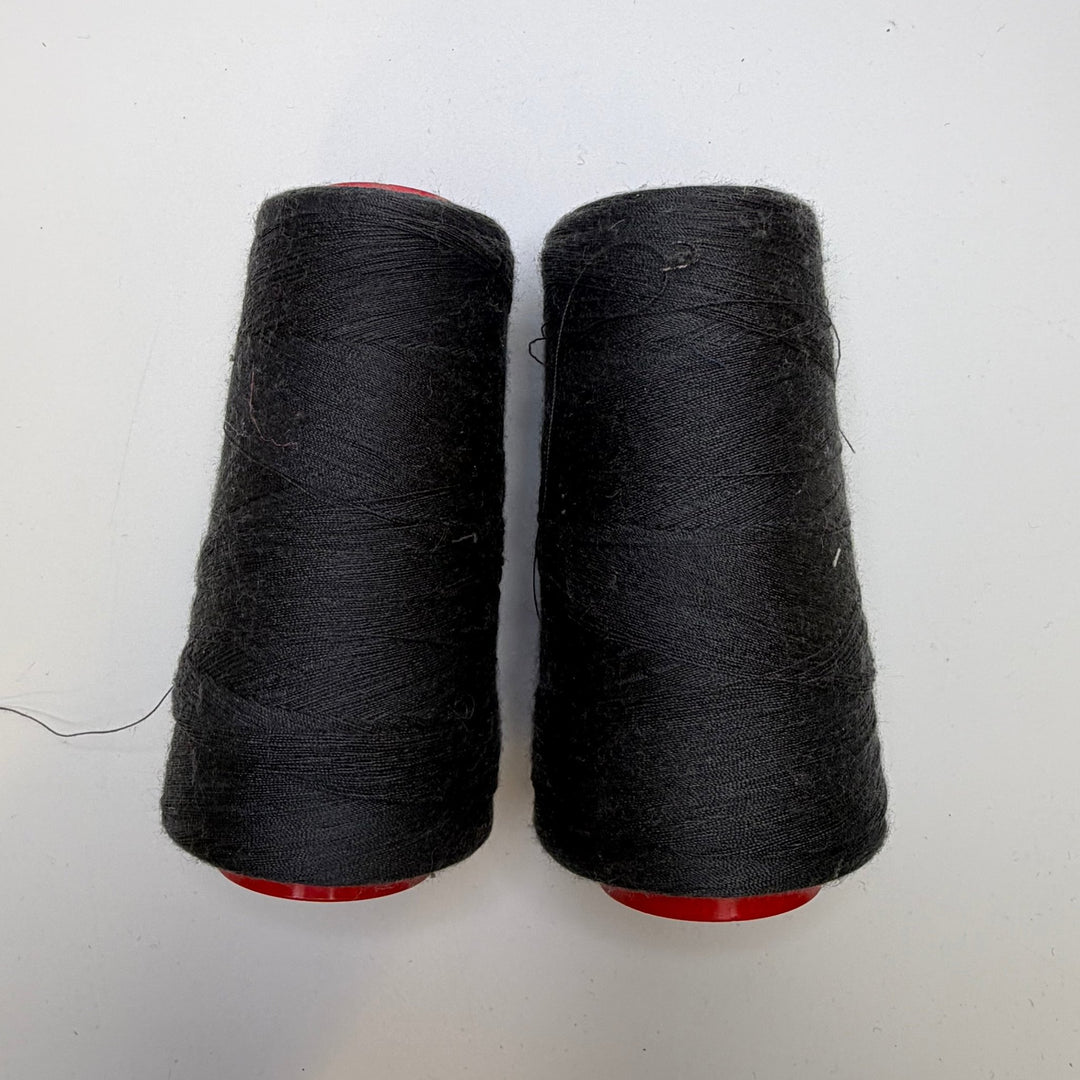 Polyester All Purpose Thread - Dark Grey - 2 Pack - True Deadstock supplies Fabric by private - Sustainable Textile | FABCYCLE