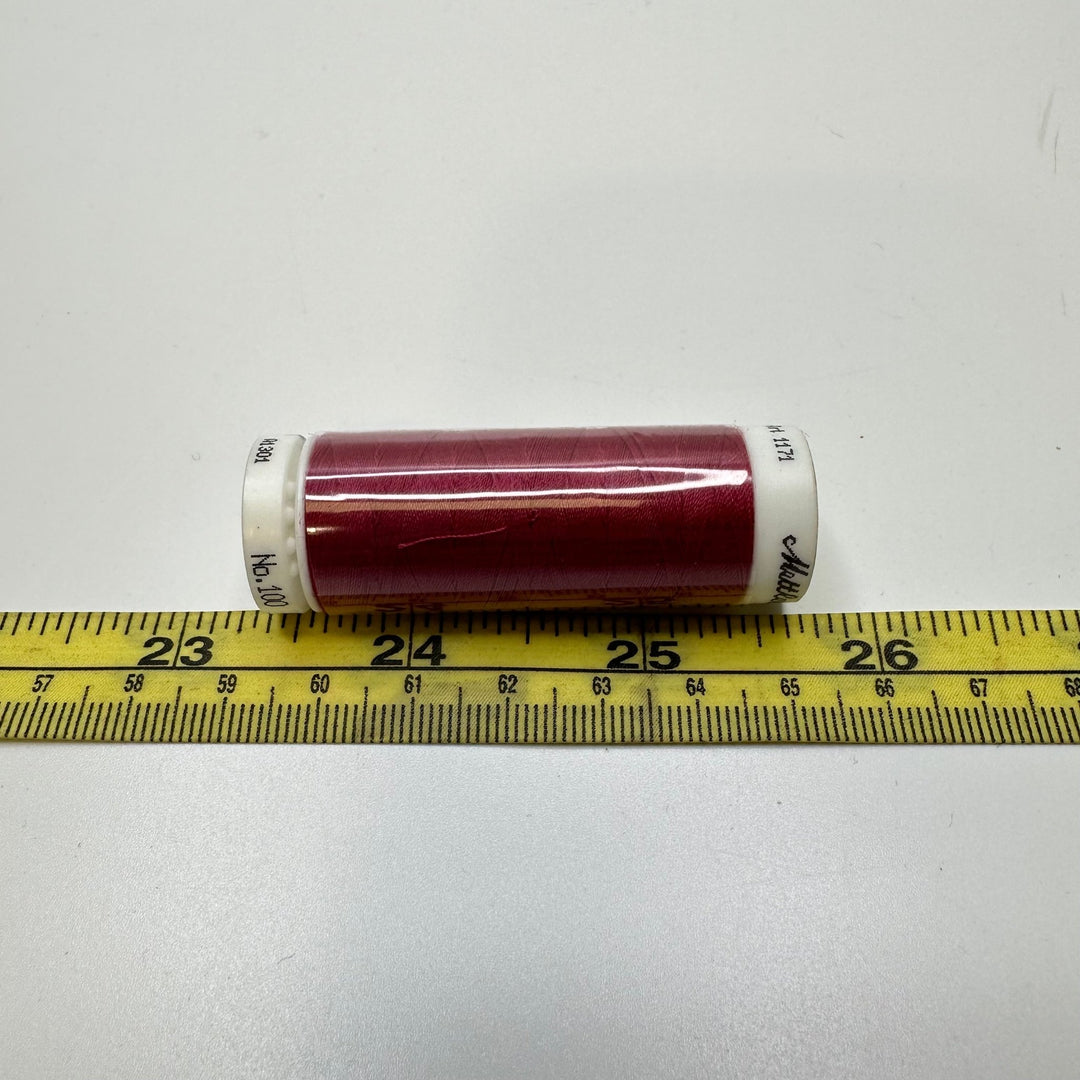Polyester All Purpose Thread - Dark Magenta - True Deadstock supplies Fabric by private - Sustainable Textile | FABCYCLE