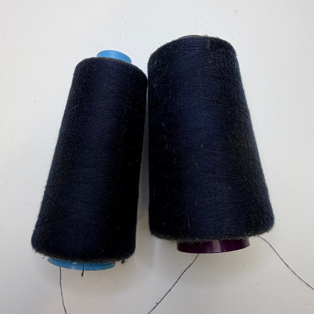 Polyester All Purpose Thread - Dark Navy - 2 Pack - True Deadstock supplies Fabric by private - Sustainable Textile | FABCYCLE