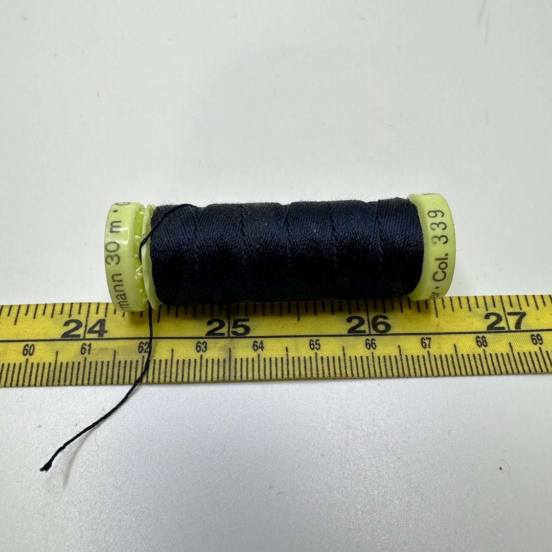 Polyester All Purpose Thread - Dark Navy - True Deadstock supplies Fabric by private - Sustainable Textile | FABCYCLE
