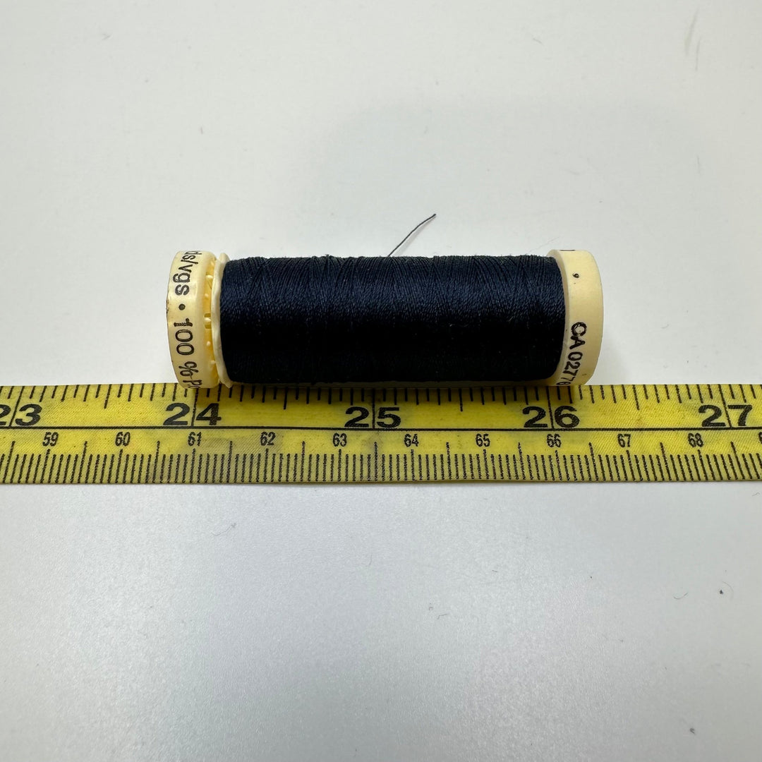Polyester All Purpose Thread - Dark Navy - True Deadstock supplies Fabric by private - Sustainable Textile | FABCYCLE