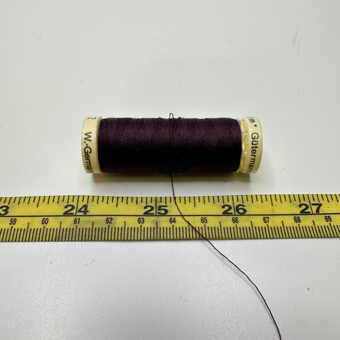 Polyester All Purpose Thread - Dark Purple - True Deadstock supplies Fabric by private - Sustainable Textile | FABCYCLE
