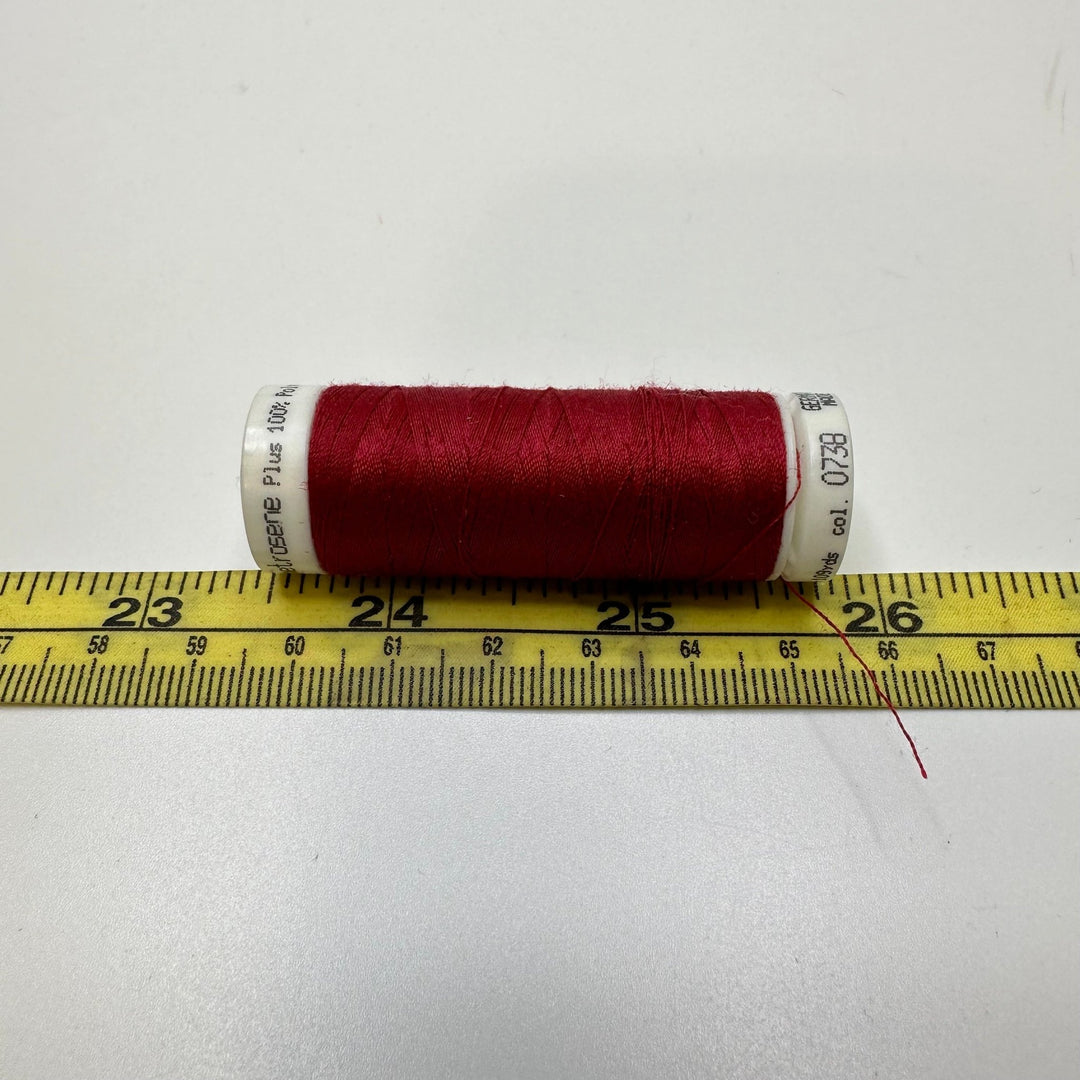 Polyester All Purpose Thread - Dark Red - True Deadstock supplies Fabric by private - Sustainable Textile | FABCYCLE