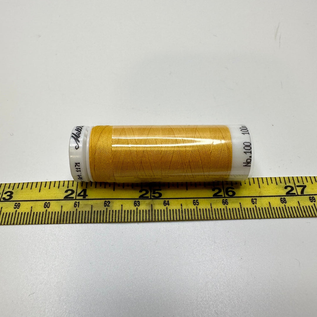 Polyester All Purpose Thread - Dark Yellow - True Deadstock supplies Fabric by private - Sustainable Textile | FABCYCLE