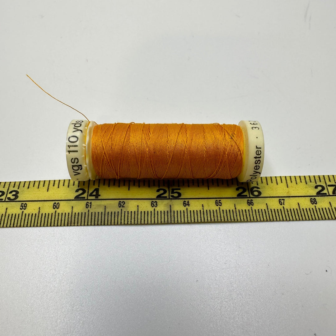 Polyester All Purpose Thread - Dark Yellow - True Deadstock supplies Fabric by private - Sustainable Textile | FABCYCLE