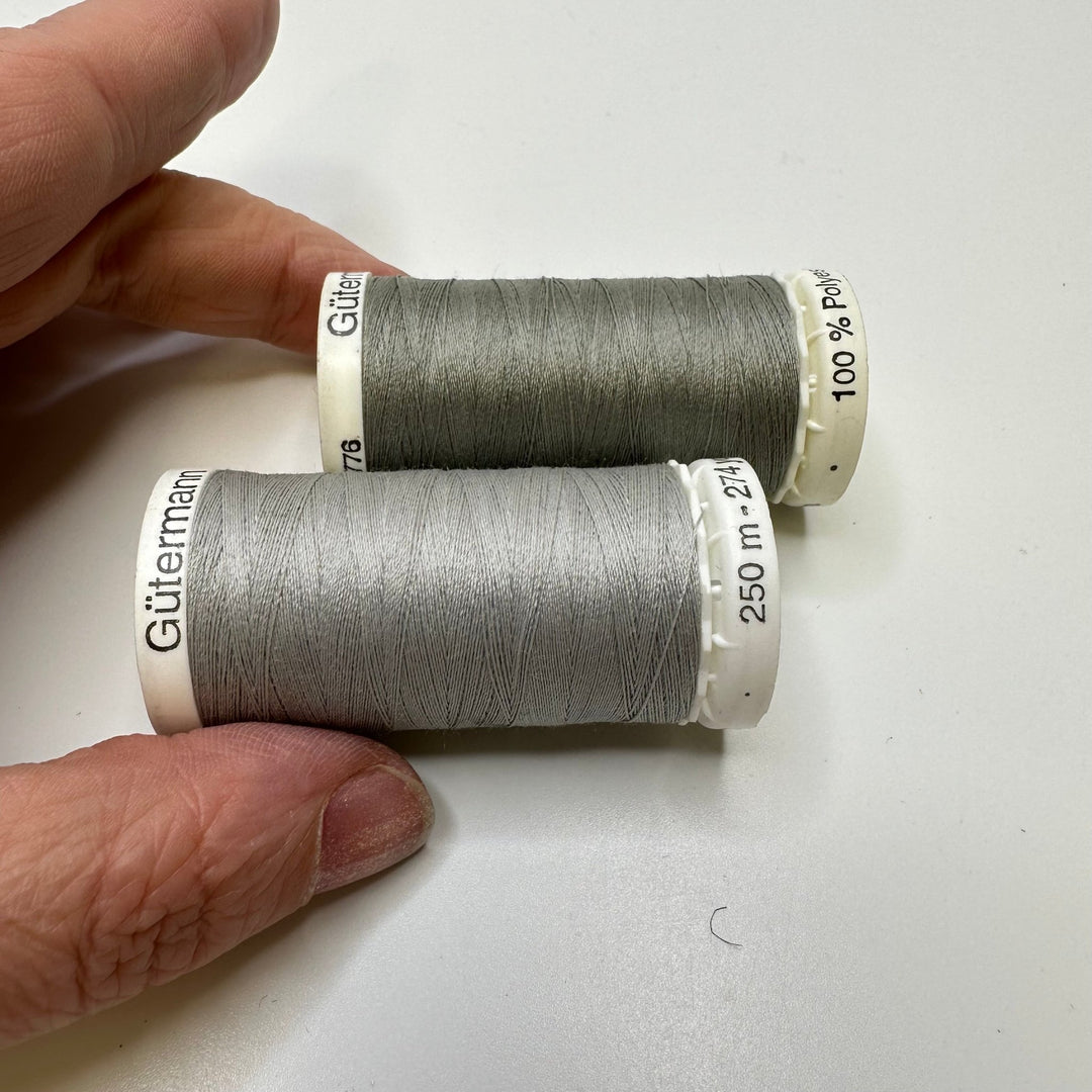Polyester All Purpose Thread - Grey - 2 Pack - True Deadstock supplies Fabric by private - Sustainable Textile | FABCYCLE